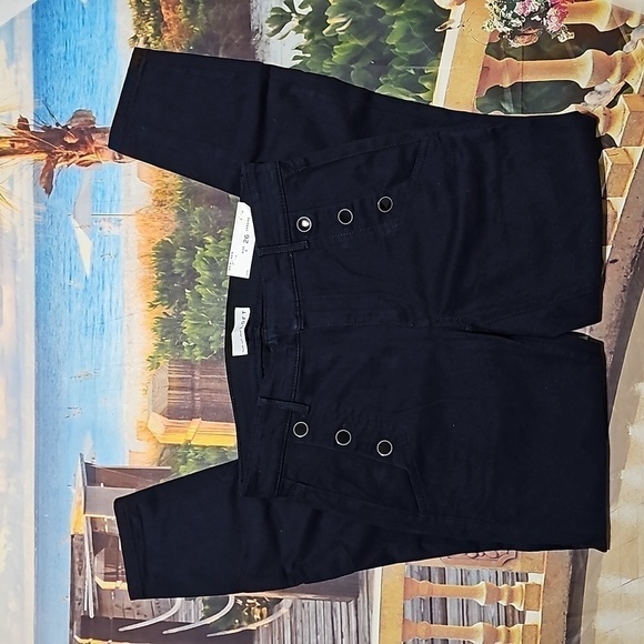 Loft Leggings Size 2 Dark Blue NWT - Picture 2 of 6